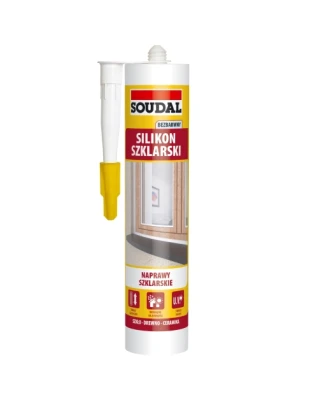 silikon szklarski bezbarwny 280ml SOUDAL