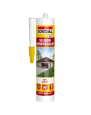 silikon uniw. biały 280ml SOUDAL