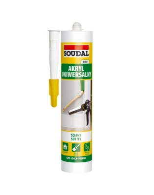 wypełn.akryl biały 280ml SOUDAL 137657