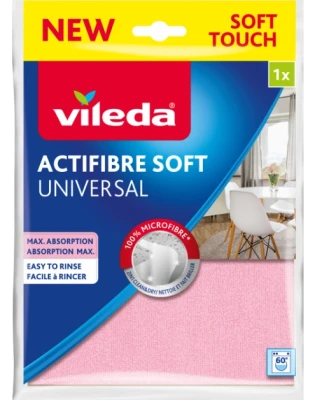 ścierka ACTIFIBRE SOFT VILEDA różowa