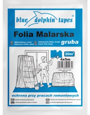 folia malarska gruba 4x5 Blue Dolphin
